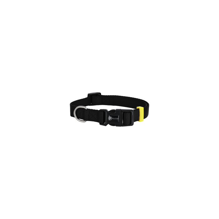 FELICAN Premium collier chien UNI Noir 1.5 CM