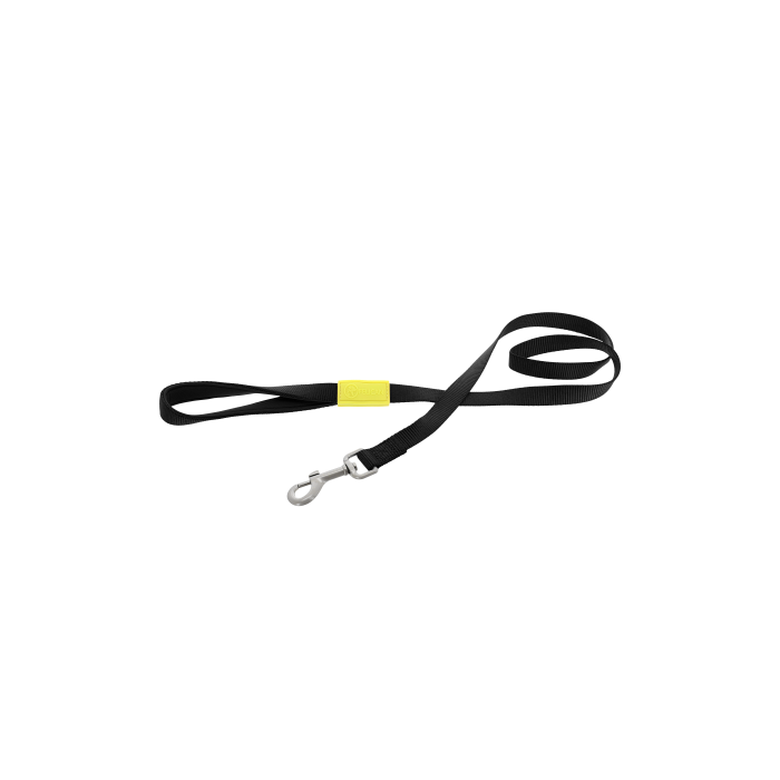 FELICAN Premium laisse chien UNI Noir 1.5 CM
