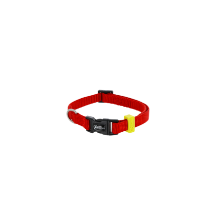FELICAN Premium collier chien UNI Rouge 1 CM