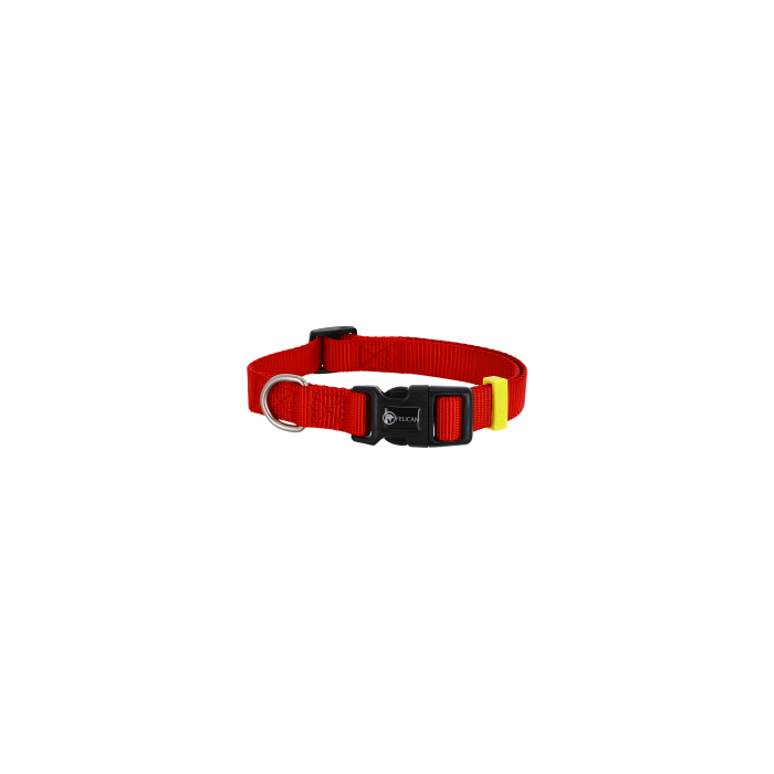 FELICAN Premium collier chien UNI Rouge 1.5 CM