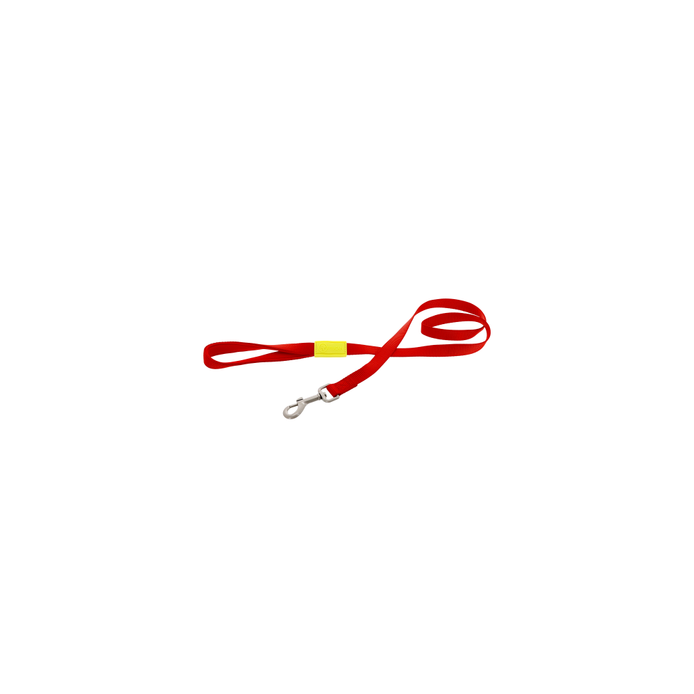 FELICAN Premium laisse chien UNI Rouge 2 CM