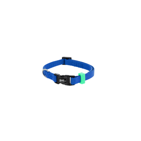 FELICAN Premium collier chien UNI Bleu 1 CM