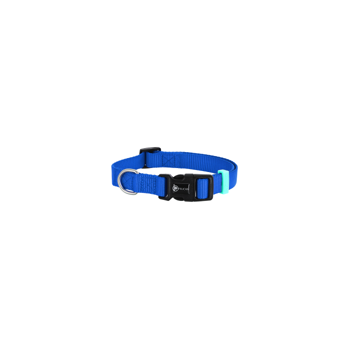 FELICAN Premium collier chien UNI Bleu 1.5 CM