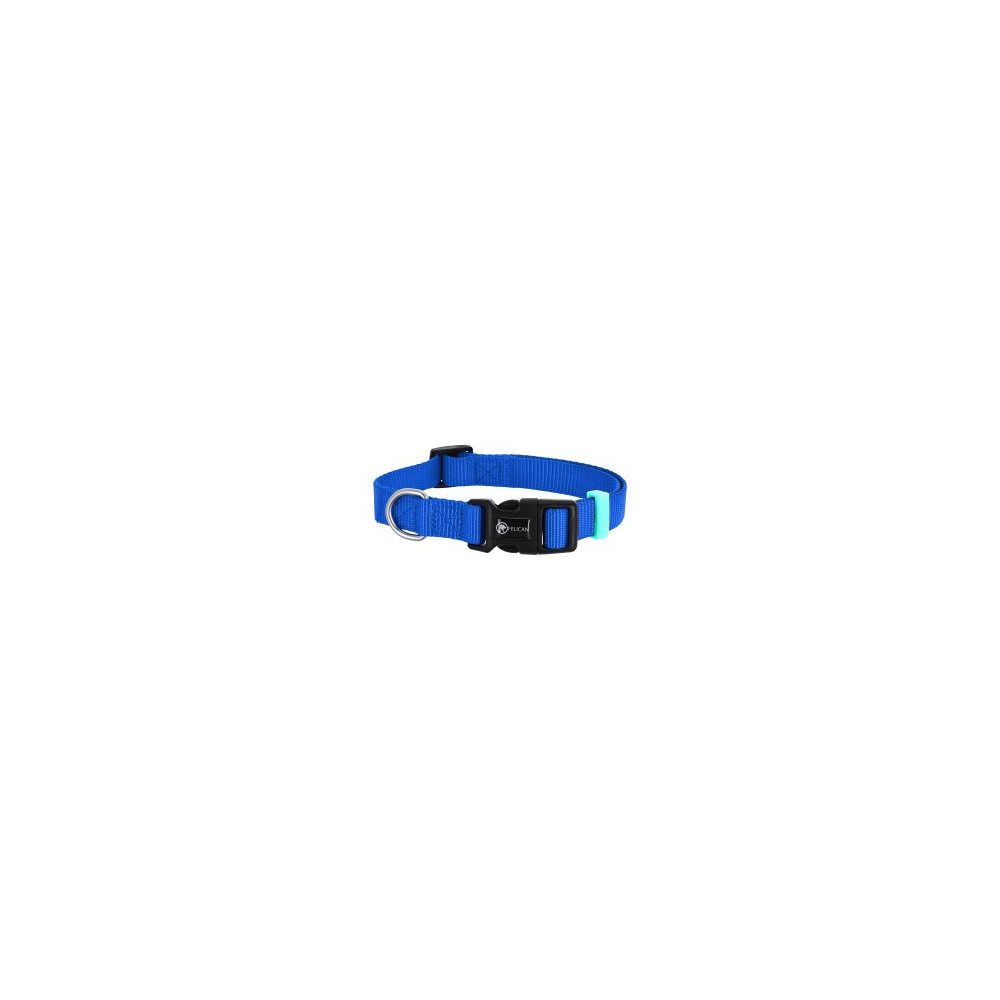 FELICAN Premium collier chien UNI Bleu 2 CM