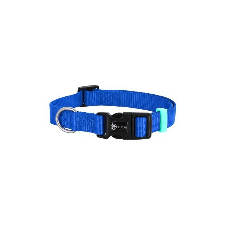 FELICAN Premium collier chien UNI Bleu 2 CM