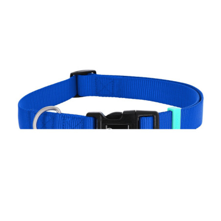 FELICAN Premium collier chien UNI Bleu 2.5 CM