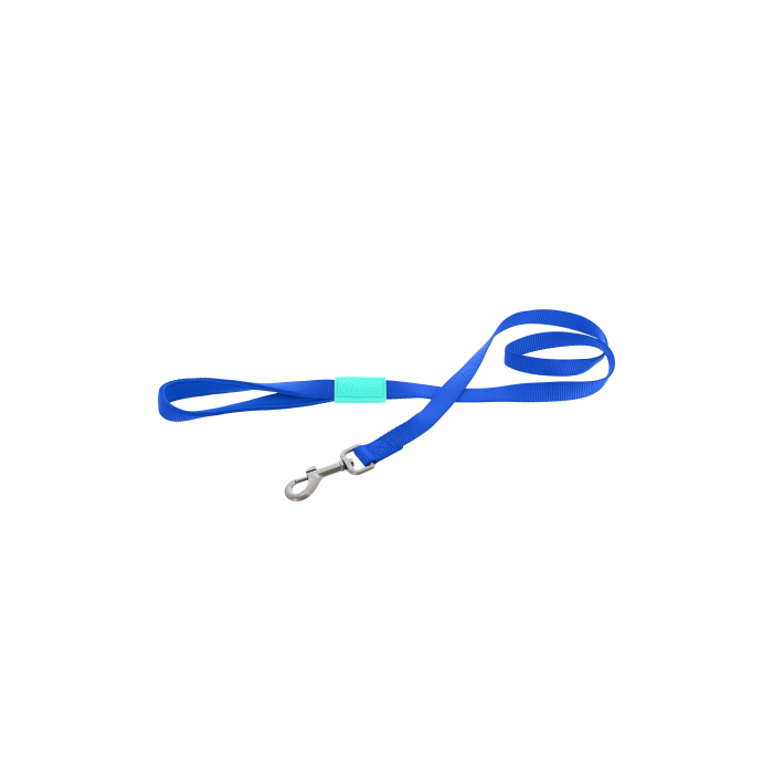 FELICAN Premium laisse chien UNI Bleu 1.5 CM