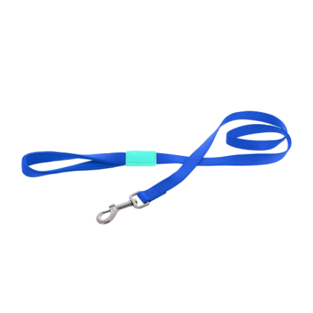FELICAN Premium laisse chien UNI Bleu 2 CM
