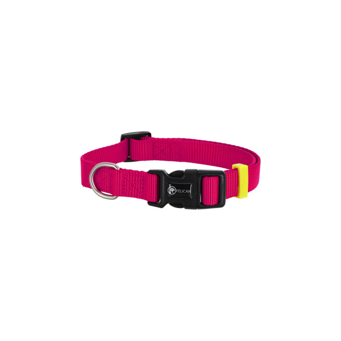 FELICAN Premium collier chien UNI Fuchsia 2.5 CM