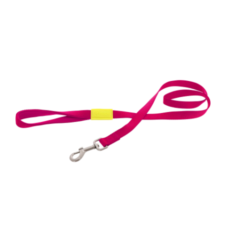 FELICAN Premium laisse chien UNI Fuchsia 1 CM