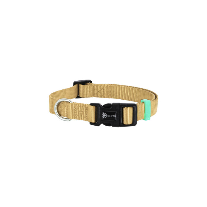 FELICAN Premium collier chien UNI Beige 2.5 CM