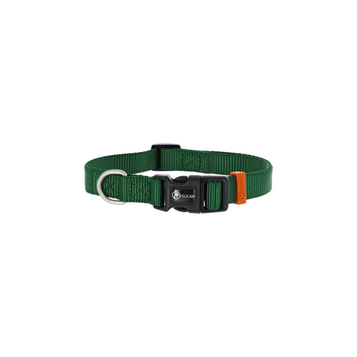 FELICAN Premium collier chien UNI Vert 2.5 CM