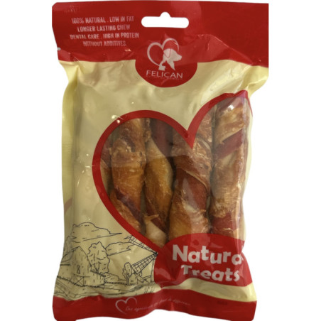 FELICAN 5 Bâtonnets Bi-Couleur Poulet 150 gr