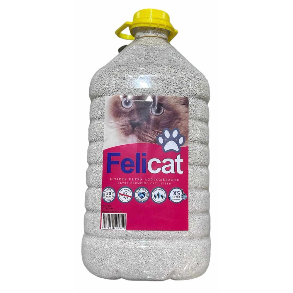 FELICAT Litiére Agglomérante Classic 5LT