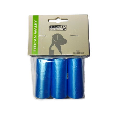 Felican Walky sac à déjection chien 3 pieces